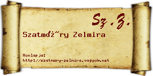 Szatmáry Zelmira névjegykártya